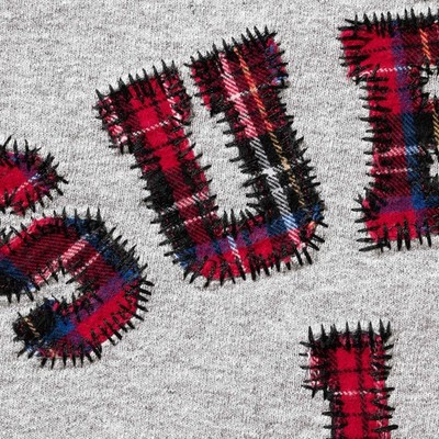 Supreme Plaid Arc Crewneck Navy Grey Camo Black 4colors 26SS | eBay