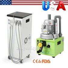 FDA CE Dental Mobile Suction Unit Vacuum Pump Strong Suction 300L/350L/600L/min