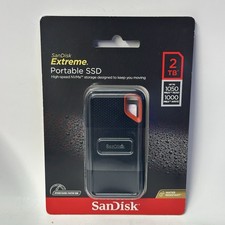 New SanDisk Extreme Portable External SSD 2TB USB-C SSD SDSSDE61-2T00-AT