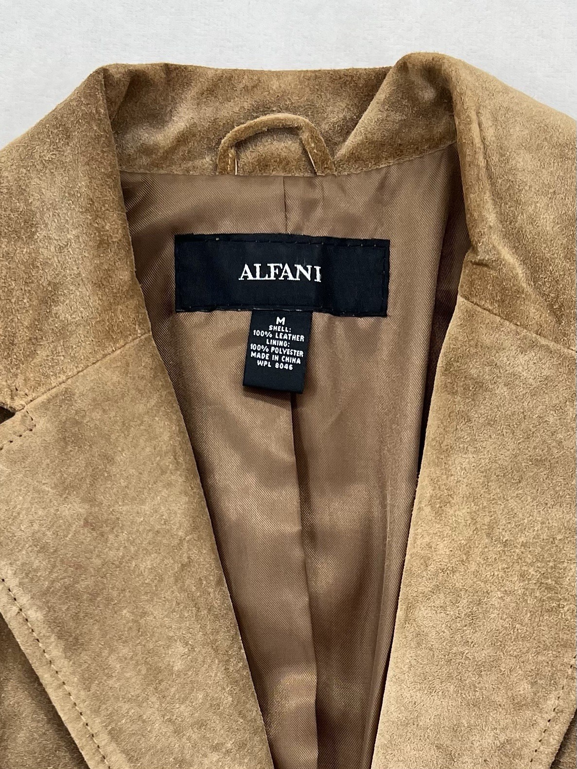 Alfani Brown Suede Collared Button Lined Blazer J… - image 3