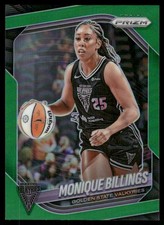 2025 Panini Prizm WNBA #99 Monique Billings Green Prizms