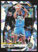 2024 Panini Prizm WNBA #107 Lindsay Allen Ice Prizms