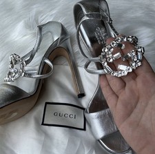 Gucci Silver Heels for Women for sale | eBay Gucci Silver Heels for Women for sale | eBay