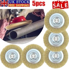 HOT 5pcs 115mm Heavy-Duty Wire Brush For Ryobi RAC814 Wire Patio Cleaner Brush