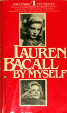 Lauren Bacall by Myself by Lauren Bacall (1979, Mass Market) VG