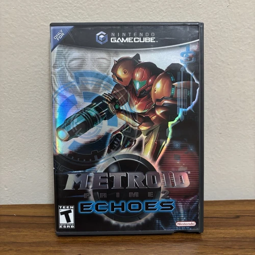 Metroid Prime 2: Echoes (GameCube, 2004) W/ Manual