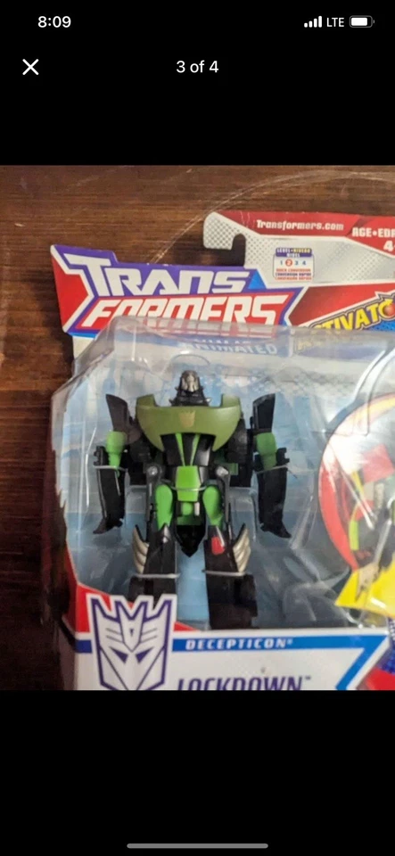 Sealed! TRANSFORMERS ANIMATED Activators Deluxe Decepticon LOCKDOWN 2008 TF1 - Image 2 of 4