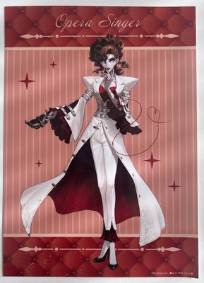Identity V Opera Singer Bromide Card  Used  Collab Cafe  Rare