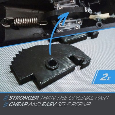  2x Ersatzfederhalterung Toe Gear Saitek/Logitech Pro Flight Ruderpedale Pedals