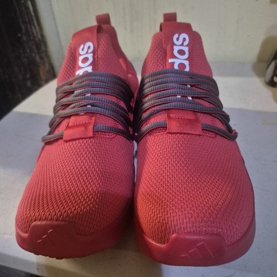 adidas Boys Lite Racer Adapt Sports Shoes Red And Gray Never Worn