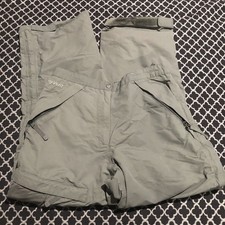 The North Face Hyvent Ski Snow Side Zip Gray Sz Medium Pants L30