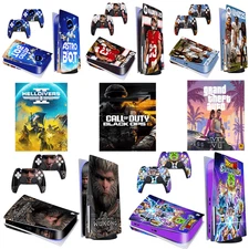 Standard Digital Console Skin Controllers Sticker Decals Compatible with PS5