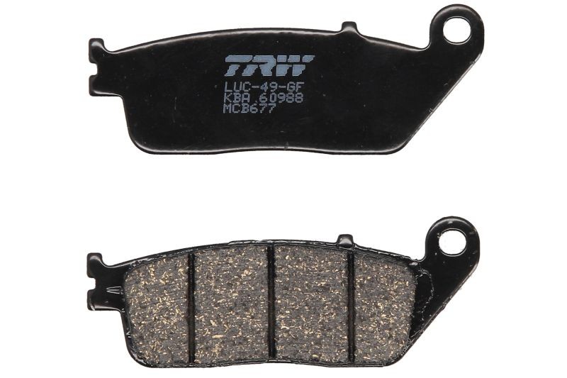 Fits TRW MCB677 Brake pads MCB677  organic, intended use offroad/route/scooters