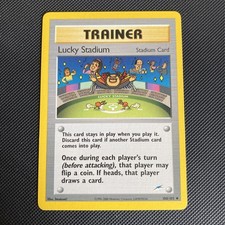 Pokemon TCG Neo Destiny Trainer Lucky Stadium 100/105 Non Holo Uncommon Card