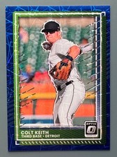 2025 Donruss Baseball Optic #80 Colt Keith Blue Velocity prizm