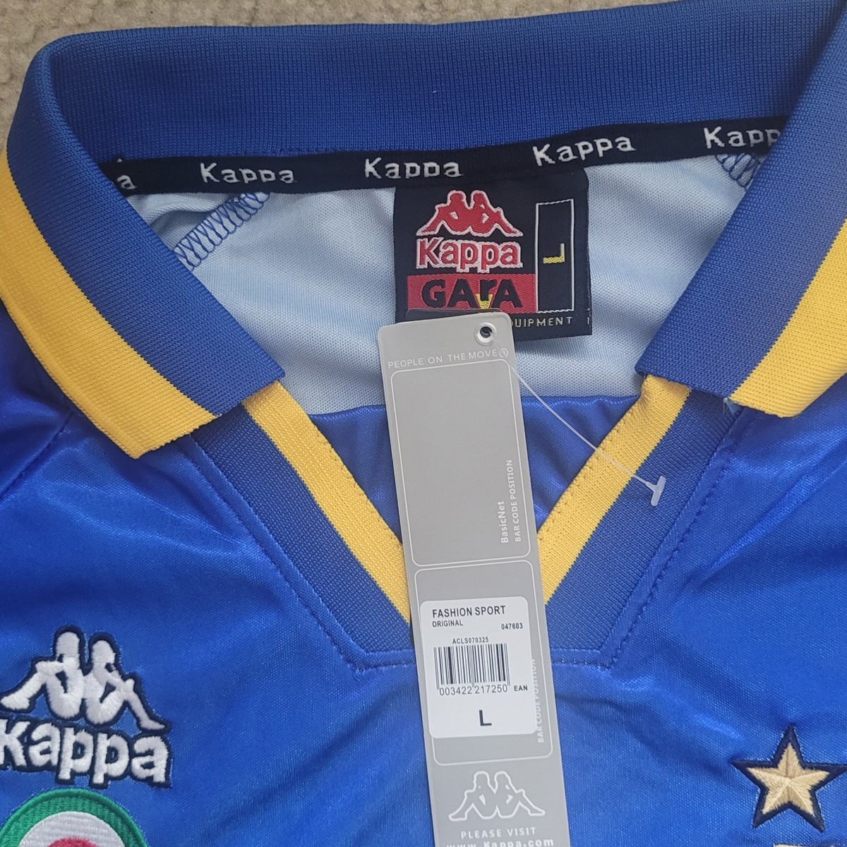 Kappa Juventus Zinedine Zidane #21 95/97 Away Soccer Jersey Men L