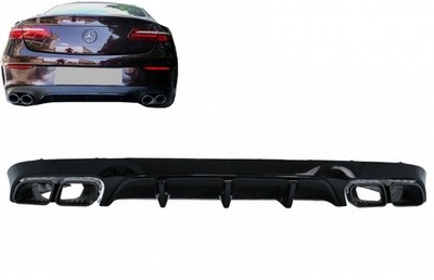 Diffusor für Mercedes C238 A238 Sport Line 16-19 E63 Look Night Package