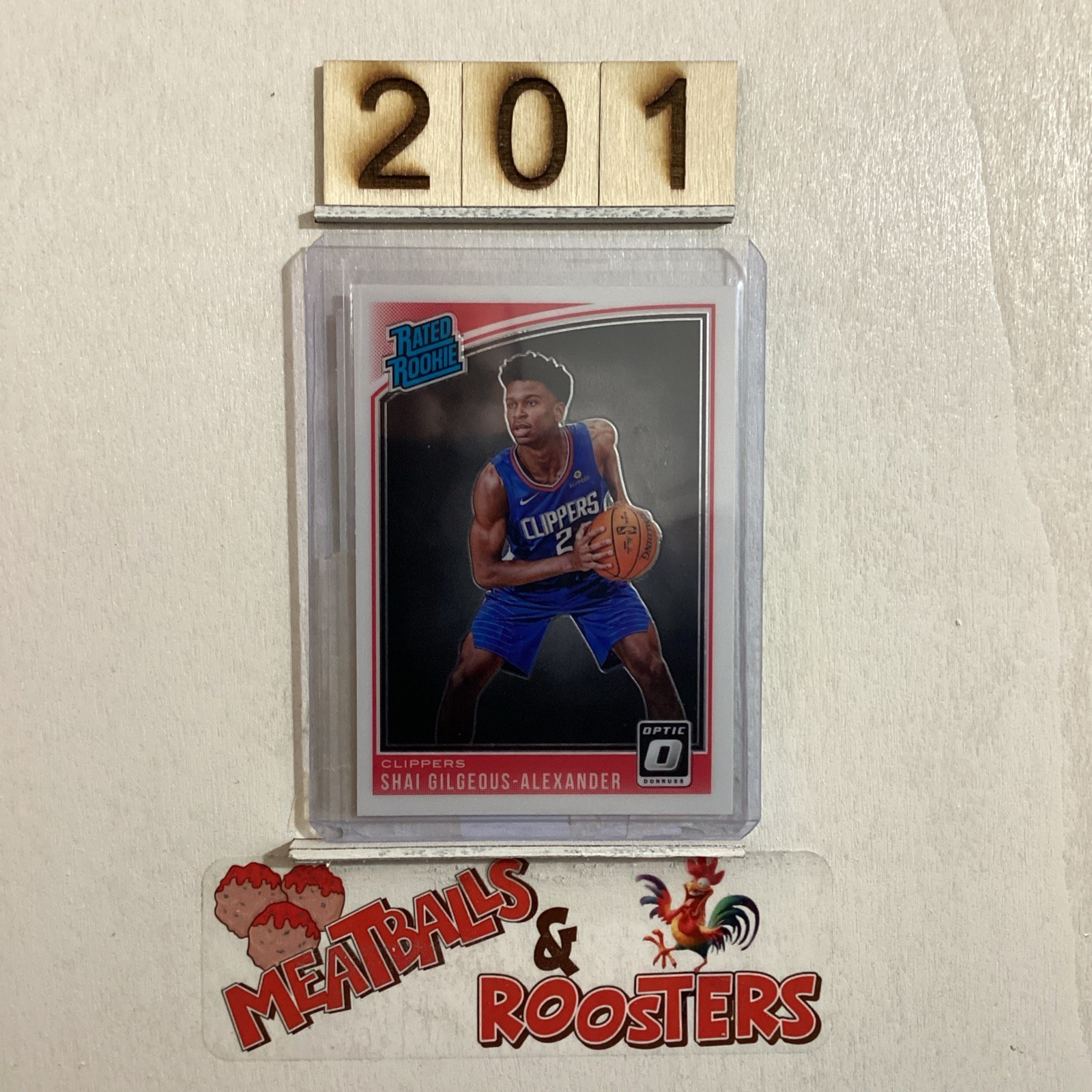 2018-19 Donruss Optic Shai Gilgeous-Alexander #162 Rated Rookie