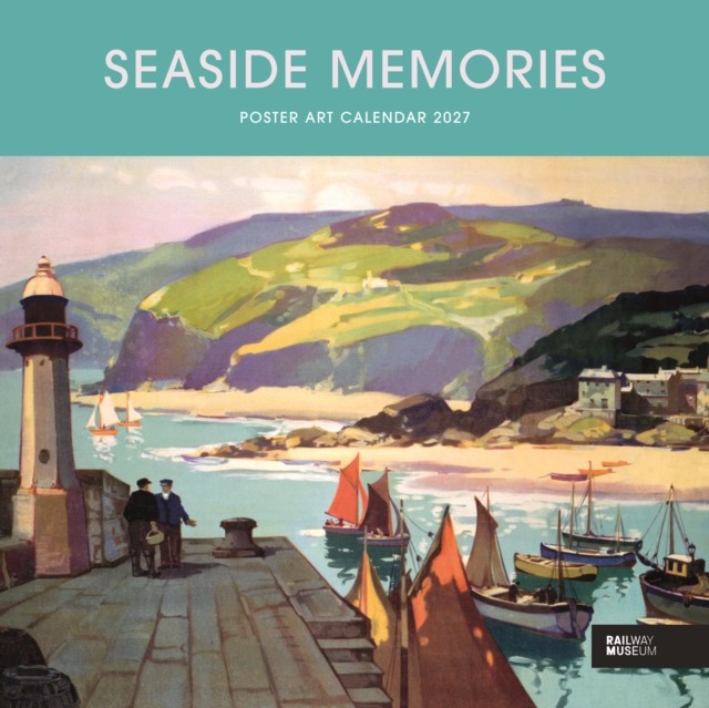 Carousel Worldwide Seaside Memories 2027 Wall Calendar, 12-Month Calendar, Nostalgic Coastal Scenes - Image 2