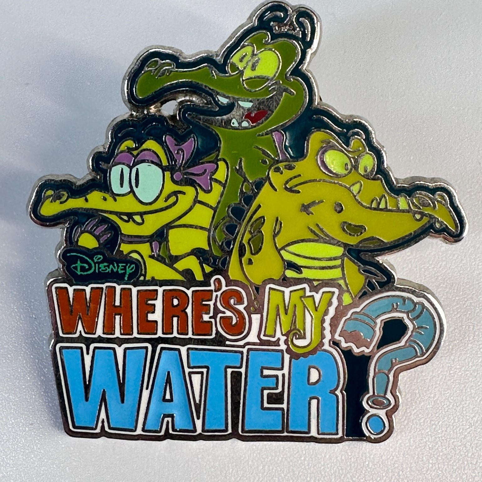Disney Pin Trading Where's My Water? Disney Swampy Allie Cranky Game Series 2012