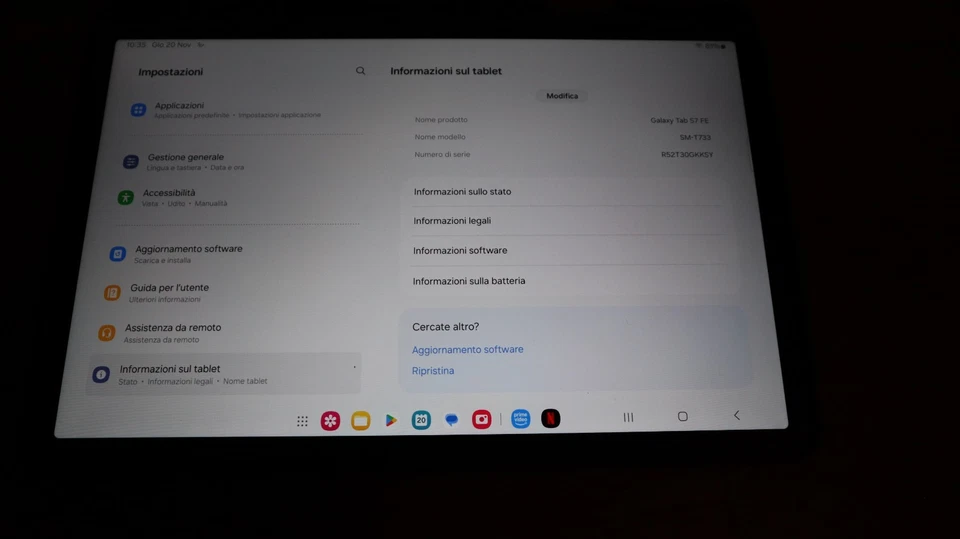 Tablet Samsung Galaxy S7 FE SM-T733N 64GB, Wi-Fi, 12,4" - Mystic Black nero - Immagine 4 di 4
