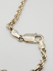 Milor Italy Sterling Silver Vermeil 3.5mm Rope Chain Necklace 36" — photo 5