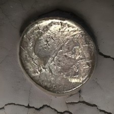 Roman Republic Denarius Lucius Rutilius Flaccus FLAC / L RVTILI 88BC