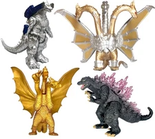 TwCare Exclusive Brand New Set of 4 Godzilla vs Kong Toys Action Figures