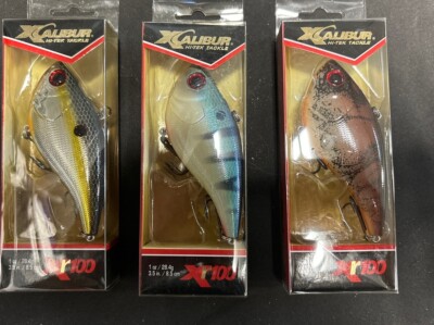 Gold Color Rattle Trap Xcalibur Rattle Traps / One of a kind!!-(3 Baits Only Any Color) | eBay