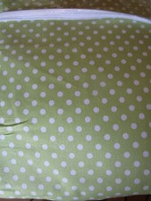 1 Pottery Barn Kids mini dot blackout green Drape 44 X 96 New wo tag