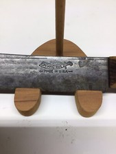 Tru-Edge OLD HICKORY Carving Knife 8" BLADE Made in USA ONTARIO Knife CO VTG
