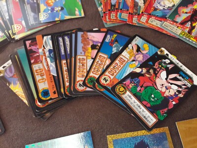 DRAGON BALL Z TRADING CARDS LOT 90s COLLECTION dbz anime cartoon