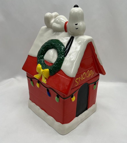 Hallmark Special Edition Snoopy Treat Jar 40 yrs A Charlie Brown Christmas 2005 - Picture 2 of 15