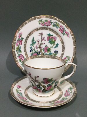 Duchess Bone China   Indian Tree   Teetasse, Untertasse & Teller Trio