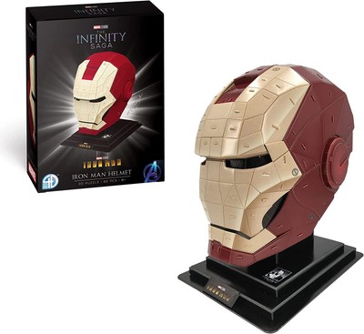 Marvel Studios Iron Man Helmet 3D Puzzle 92 Stücke 4D Cityscape