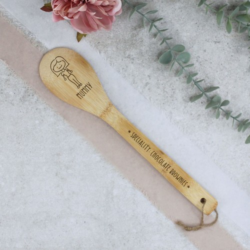 Personalised Family Wooden Spoon Baking with The Family Baker Mixing Spoon - Picture 16 of 25