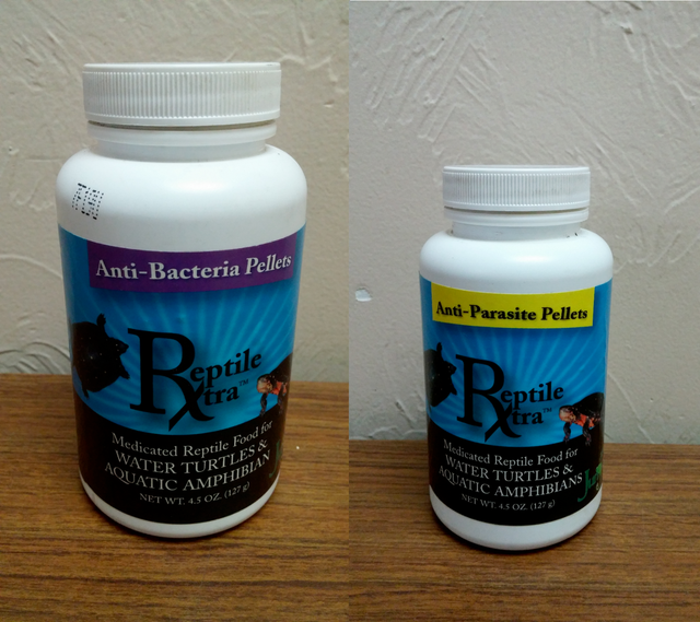 AntiBacteria/ Parasite Medicated Food, Water Turtles & Aquatic