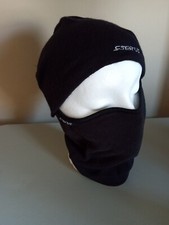 SEIRUS INNOVATION BEANIE W/FACENECK COVER ADULT ONE SIZE Black