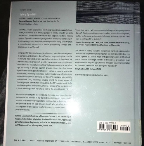 Using Open MP-H/C-2008-VG Scientific and Engineering Computation - Picture 5 of 9