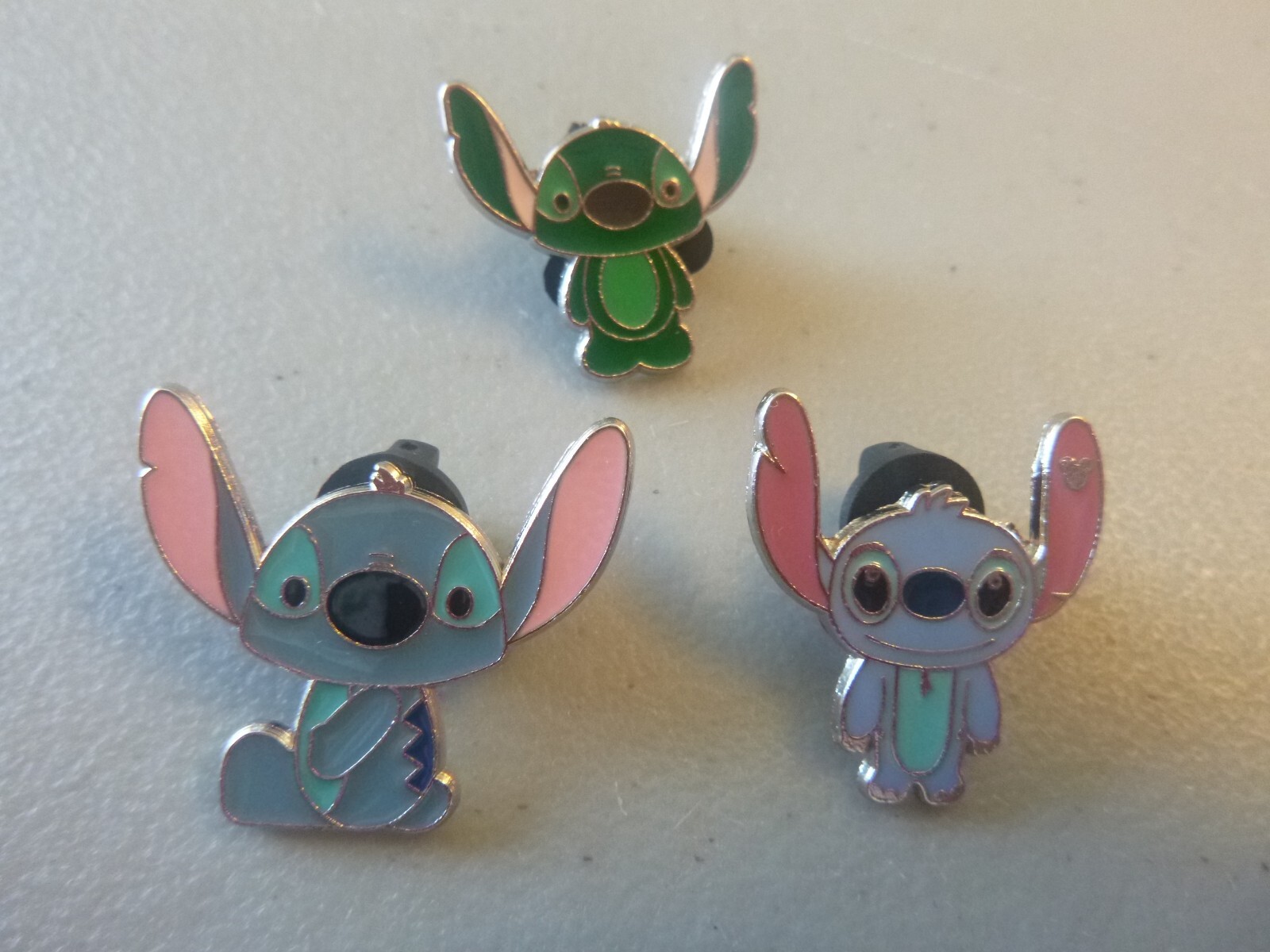 Disney Pins - 3 Different Stitch Posed Pins