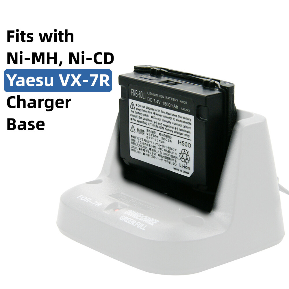 Replacement FNB-80Li FNB-58Li Battery for Yaesu Vertex VX-7R VX-6R VX