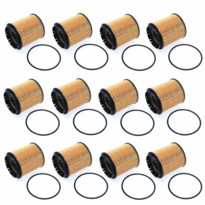 12X PF457GO Oil Filter Element For Bui-ck Regal 2.4L Chevy Cobalt 2.2L 19260345