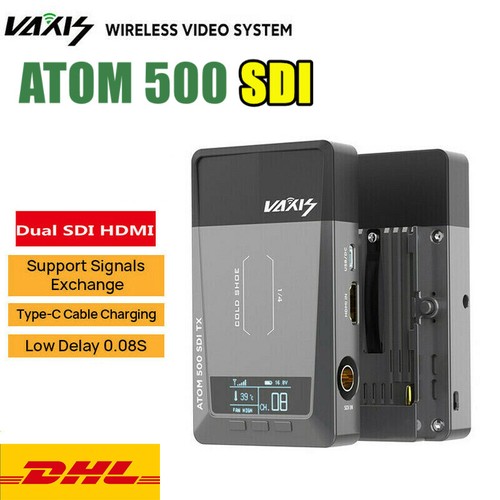 Vaxis ATOM 500 500ft SDI HDMI Wireless HD Video Image Transmission System TX+RX - Picture 1 of 8