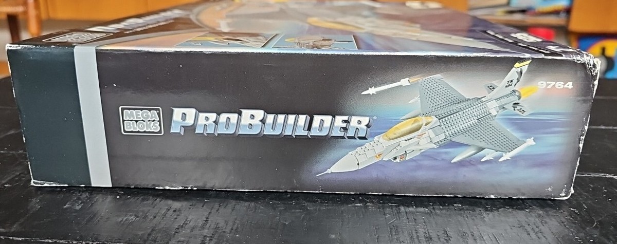 Mega Bloks Pro Builder Tactical Fighter Plane #9764, NIB, Sealed 