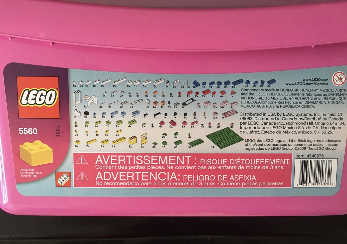 LEGO Bricks and more: Large Pink Brick Box (5560) for sale online