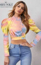 Trendy Women's Crop T-Shirt - Casual Summer Top - Multiple Colours