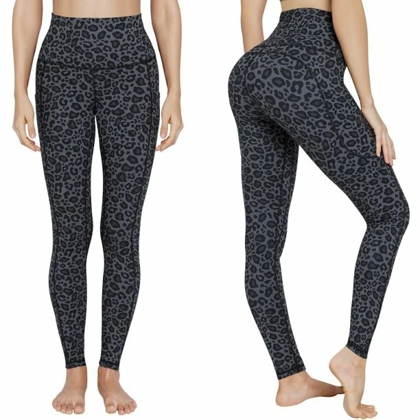 Mujer Cintura Alta Yoga Leggings Levantamiento de Glúteos Entrenamiento Gimnasio Pantalones con Bolsillos Foto 3 de 4