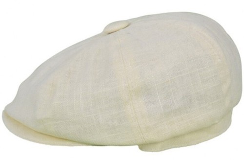 💎 G & H Summer Linen 8 Panel Peaky Blinders Style Newsboy Cap Hat - Picture 4 of 10