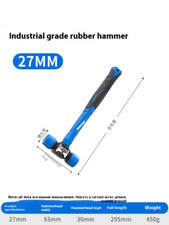 Rubber Hammer Solid Rubber Hammer Small Hammer Home Improvement Tools