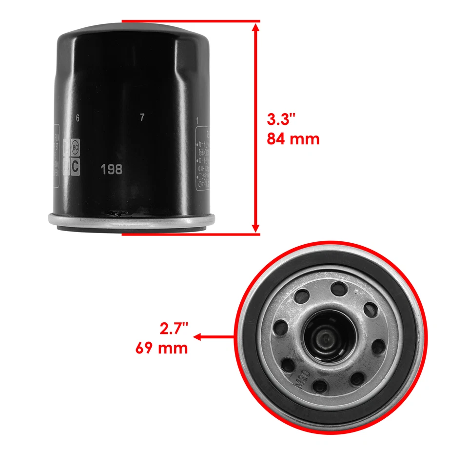 Воздушные и масляные фильтры Caltric 1240434 1240482 для Polaris RZR 800 2008-2014 - Изображение 3 из 4